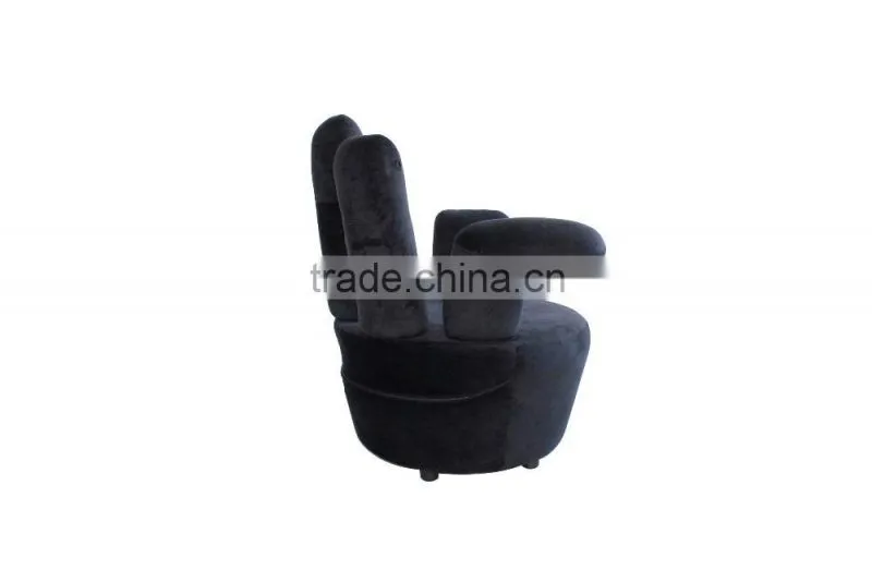 2016 Hot sales modern fabric finger sex chair / living room sofa