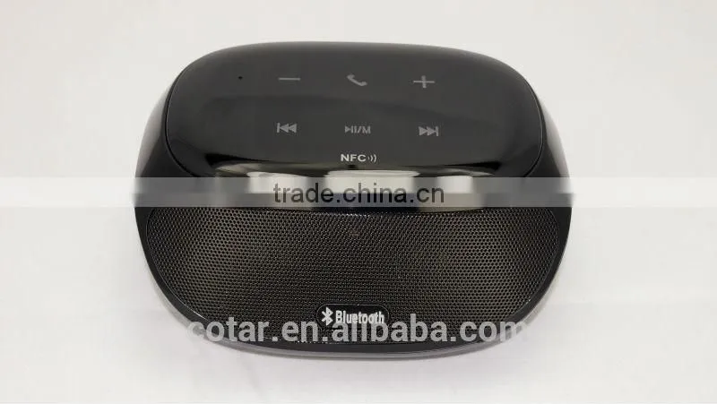 2016 New Design Wireless NFC Optional Bluetooth Touch Screen Speaker With FM Radio TF Card