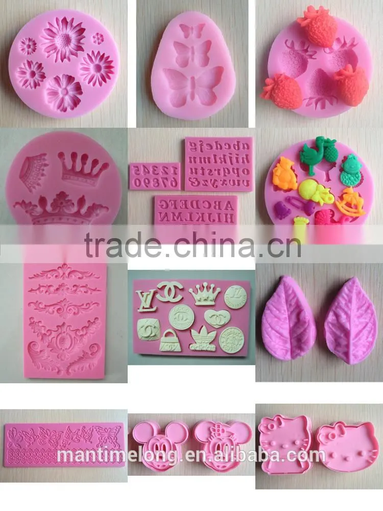silicone bakeware set butterfly pattern