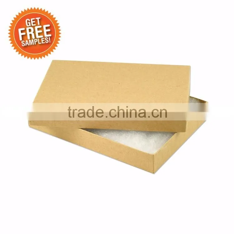 Elegant design folding kraft paper box packaging