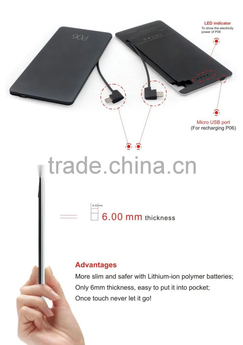 Forida portable power bank mobile power bank