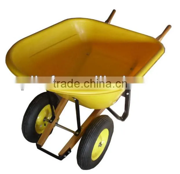 two wheel heavy duty wheelbarrow