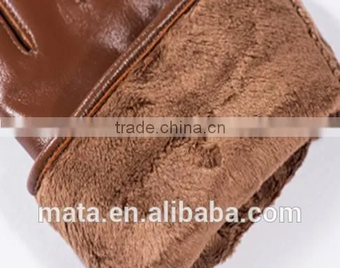 Wholesal Light Luxury Real Sheep Leather Touch Screen Gloves
