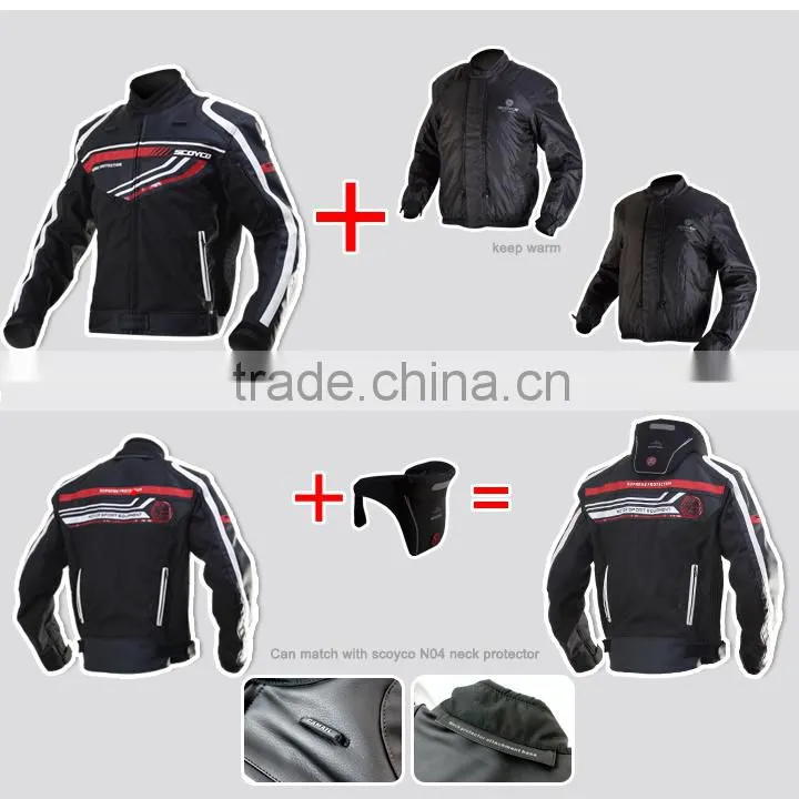 MOTOCYCLE RIDING JACKET jk37 SCOYCO PU leather