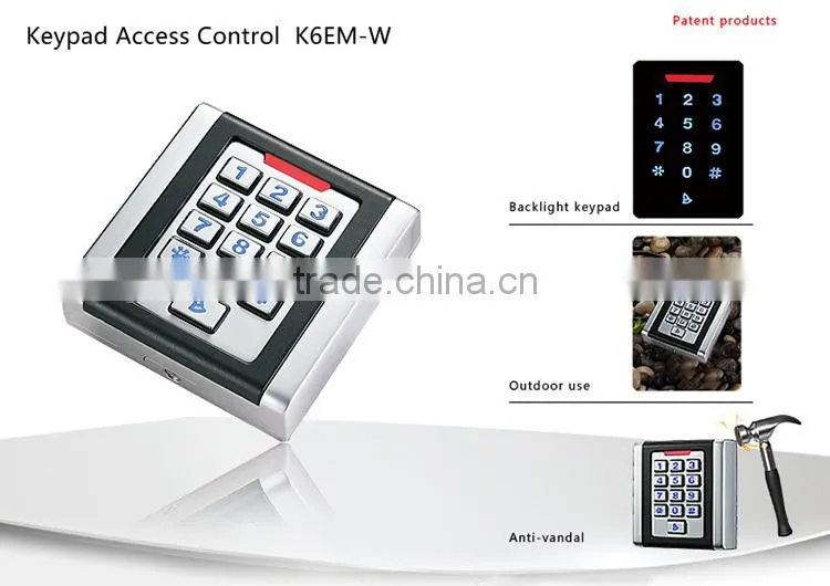 Waterproof RFID Door Reader access control