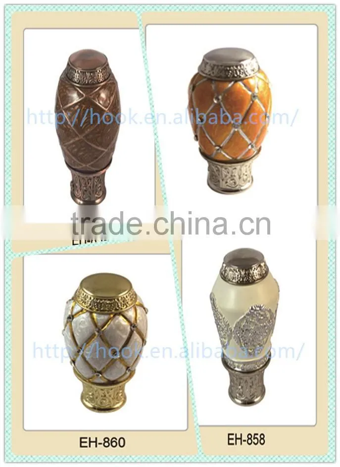 dragon mart dubai decorative curtain rod finials 28mm