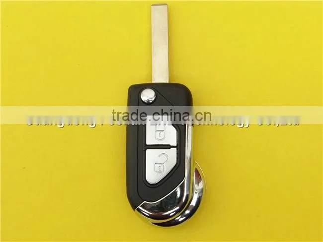 New Arrival Peugeot remote key for Peugeot 407 flip key 2 button car key shell blanks case