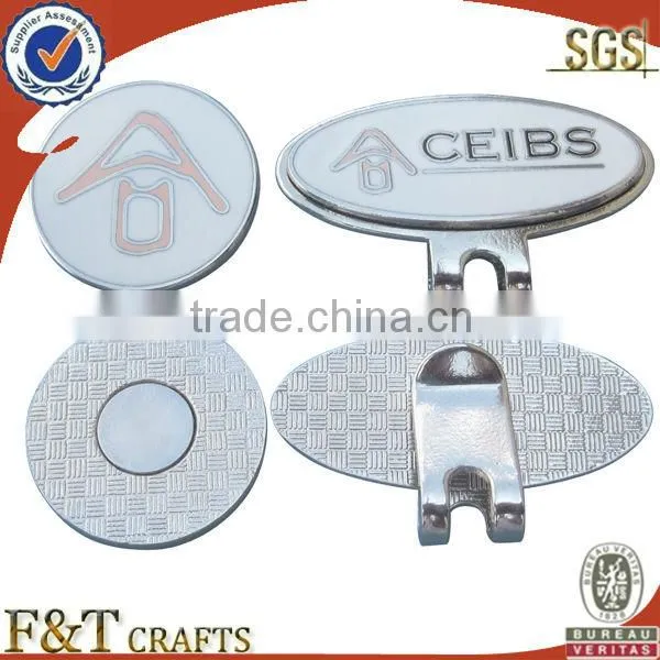 Custom metal enamel cheap golf ball markers