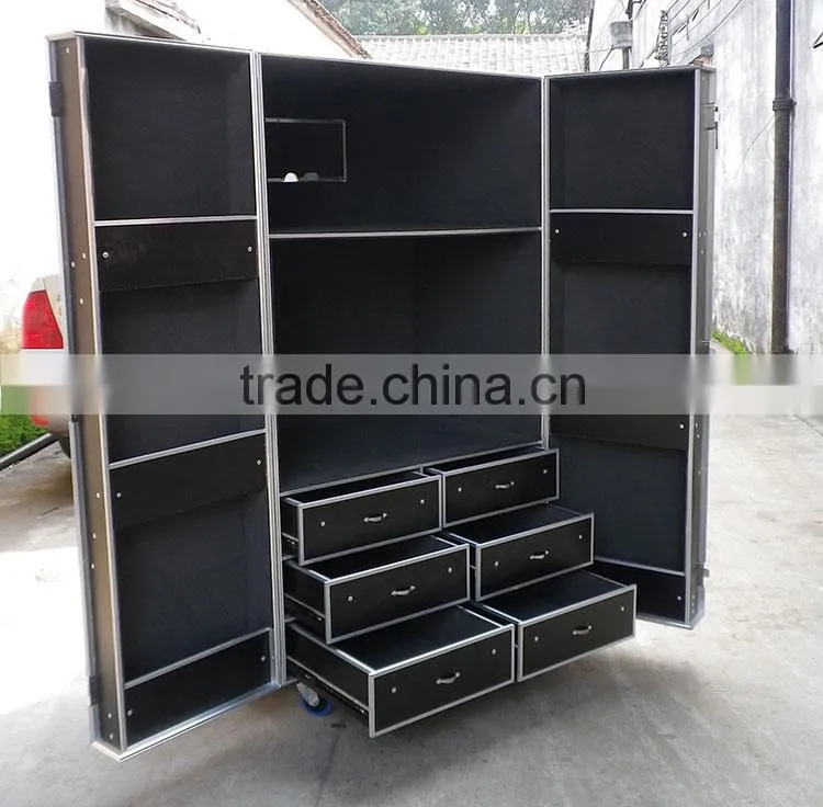 Aluminum flight case drawer with EVA inner