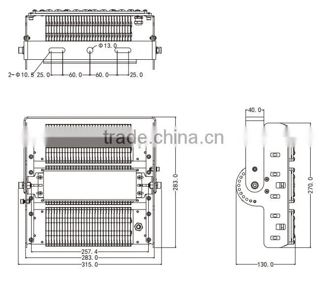 Affordable LED light source 150w LED tunnel lighting LED flood light for outdoor lighting