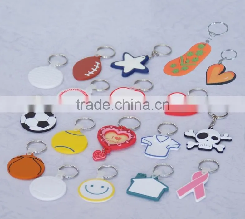 Sef of 2 Lovely Smile Face PVC Portable key cover, Key cap, Key Tag