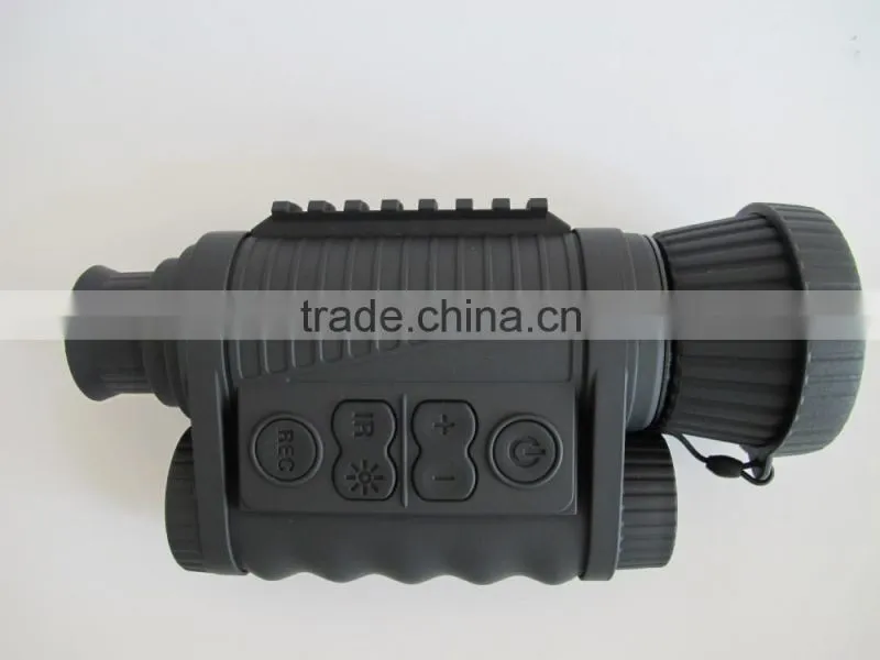 720P Infrared Night Vision IR Monocular Telescope 6X50 Zoom Record DVR