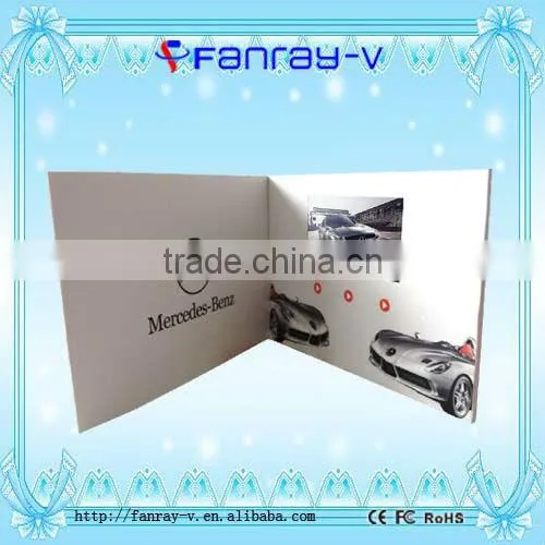 New Arrival!! 4.3" electronic card,thin video player card,card with video