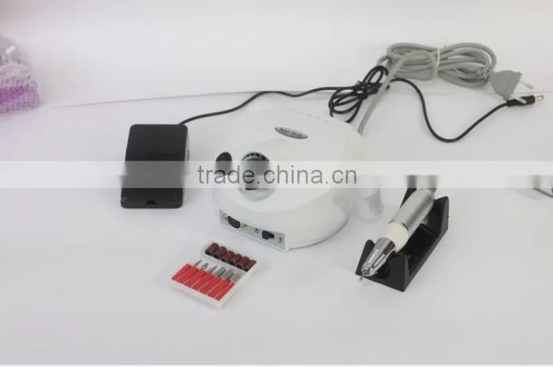 Professional Nails Salon Manicure Red electric nail drill File Machine 30000 rpm