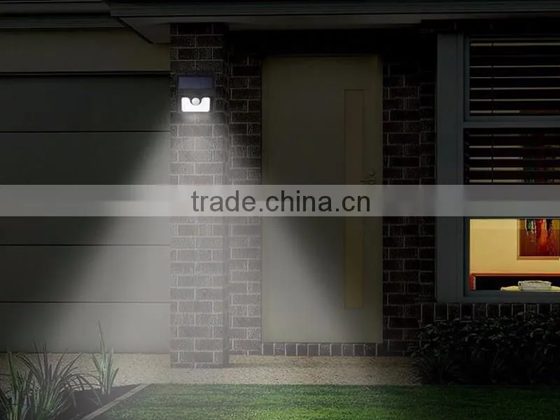 3 Lighting Level 50SMD LED Solar Motion Porch Lights Outdoor