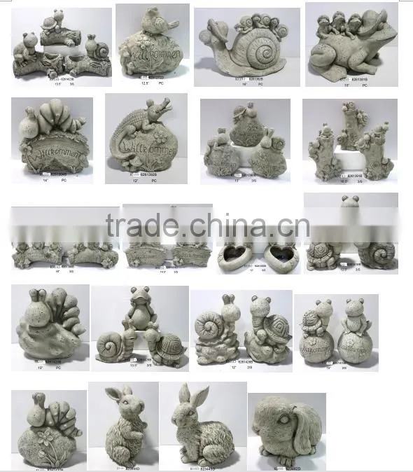 Garden decorative Mgo crocodile statues