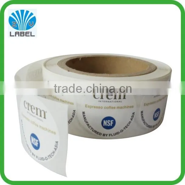 Self adhesive sticker labels , custom stickers printing