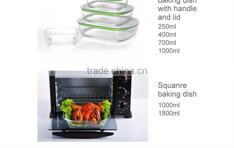 glass Baking Tray/baking tray in baking dishes&pans