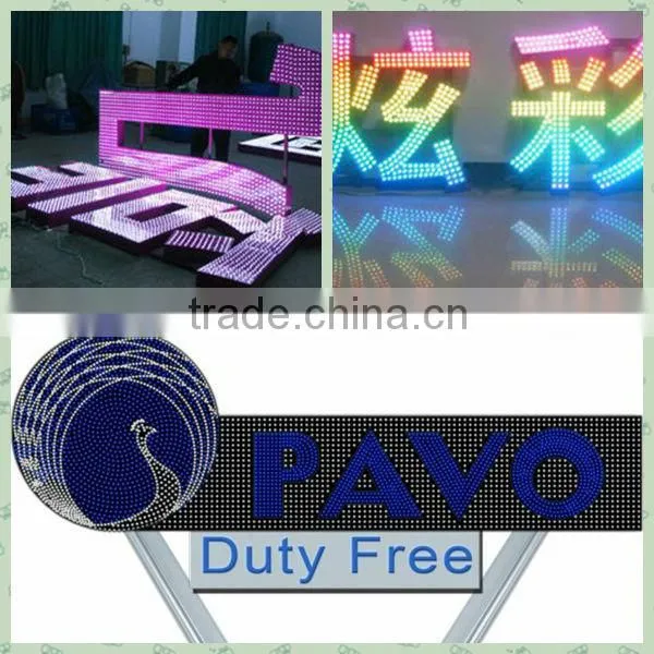 5V 7mm yellow individual led pixel light with controller
