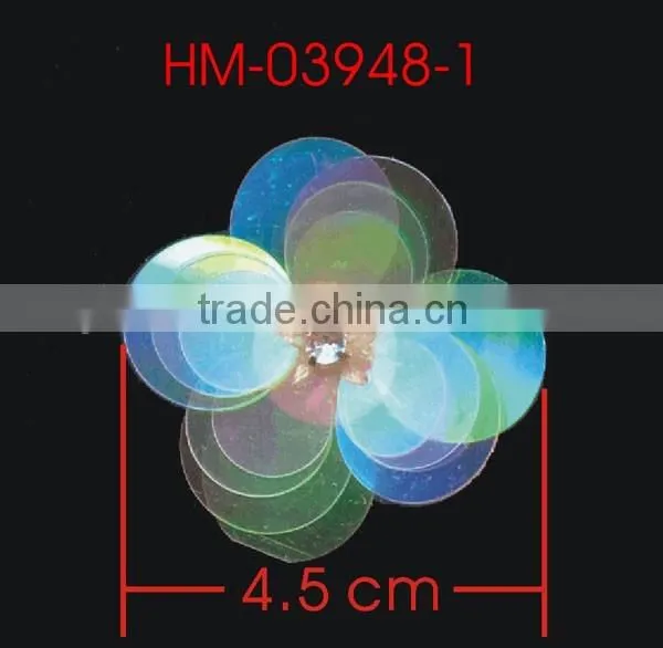 Handmade Rhinestone Glimmer Neon Flower Decorative For Dresses Gift Crafts