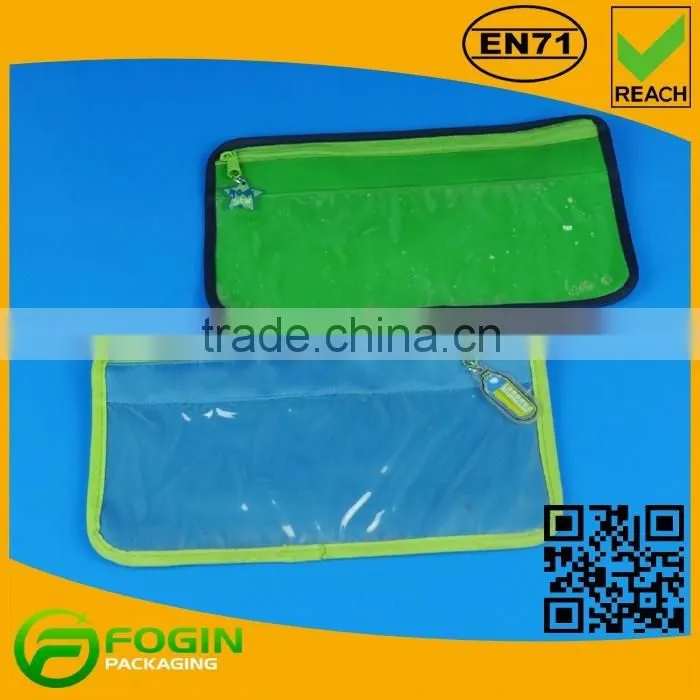 waterproof pvc transparent zip pouch