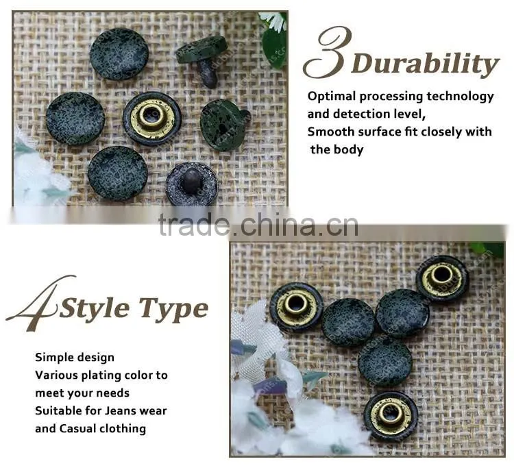 Garment Button Rivet Snap Head Rivets for Clothing