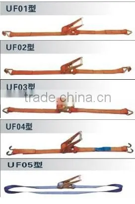 Ratchet lashing cargo lashing belt