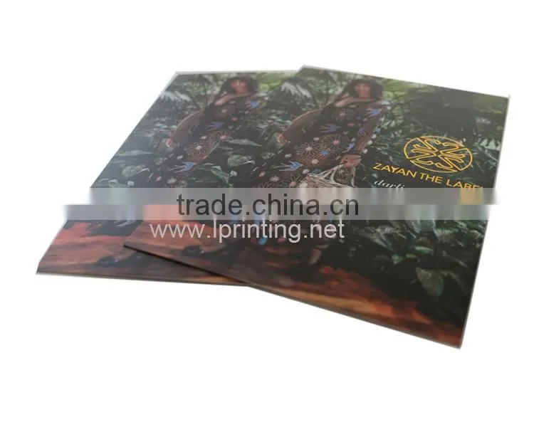 Hot stamping fashion postcard printing