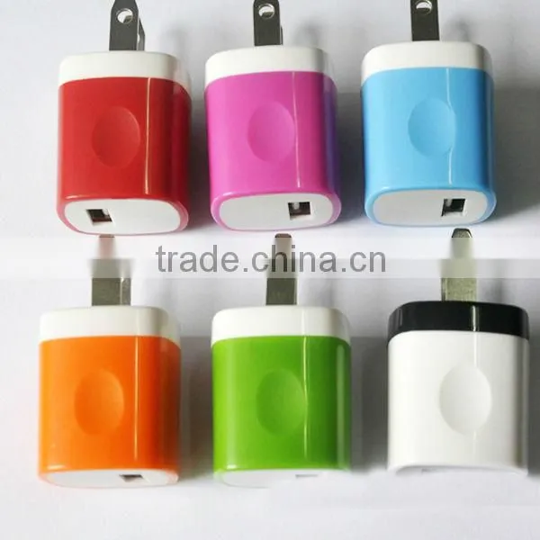 Wall Charger Mini Colorful Charger 5V 1A Wall Charger