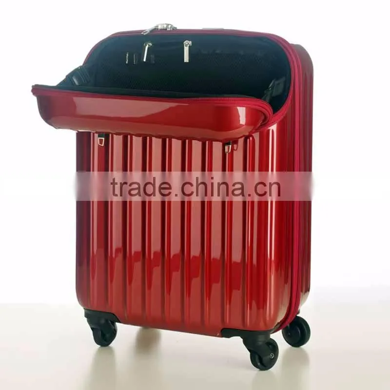 Urban PC Travel Luggage Bag Foldable Trolleys With Front Open Pocket Luggage