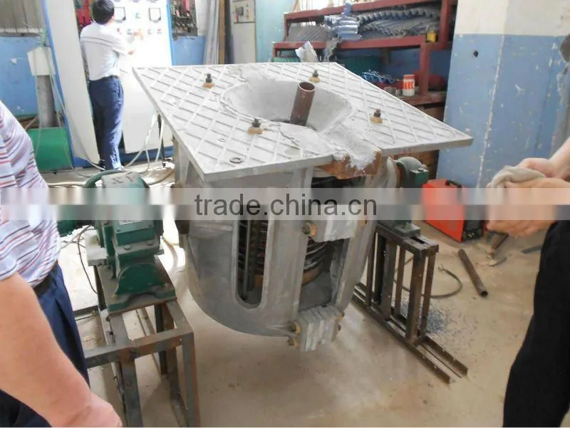 China supplier 1ton volume steel melting furnace with KGPS power