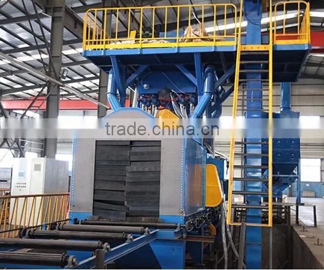 Roller conveyor H Beam Shot Blast cleaning Machines