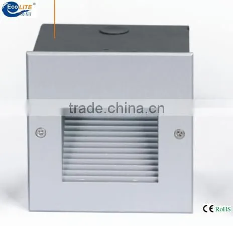 2015 newest product 3000k recessed stainless steel led wall light