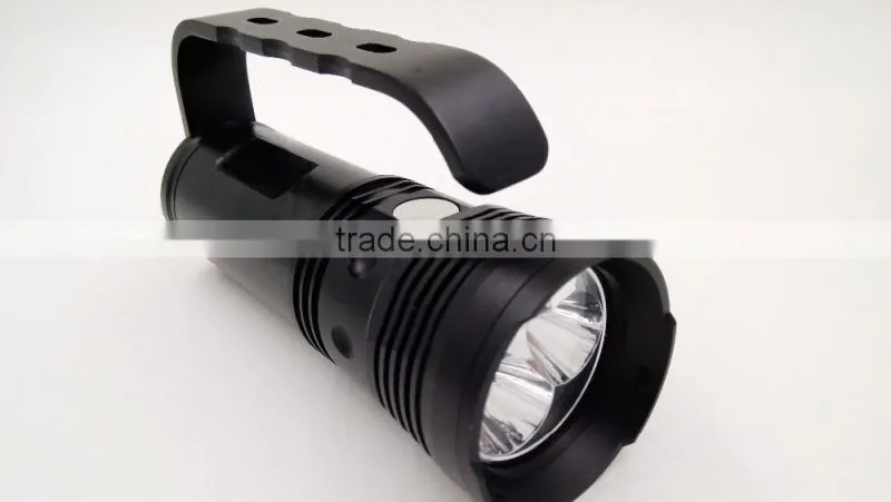 D03H super bright led diving light,XML 3*LEDS 30W,3500LM,12v,3*18650 LIION BATTERY RECHARGEABLE,100METERS WATERPROOF