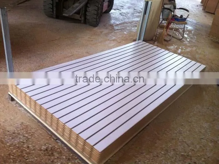 18mm aluminum slatwall mdf board