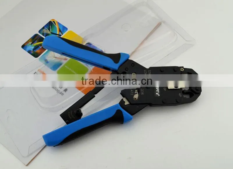 China manufacturer's 10P10C Modular Crimps,Strips&Cuts Tool RJ45