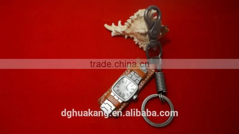 2016 Promotional Sales Popular Watch design&Spring ring Carabiner Keychain