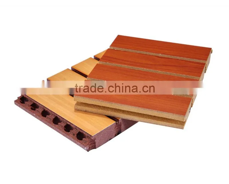 wooden fire insulation decorative acoustic wall panels