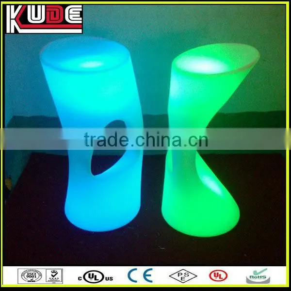 Remote control led illuminated bar stool/16 colors change led stools/led stool seat