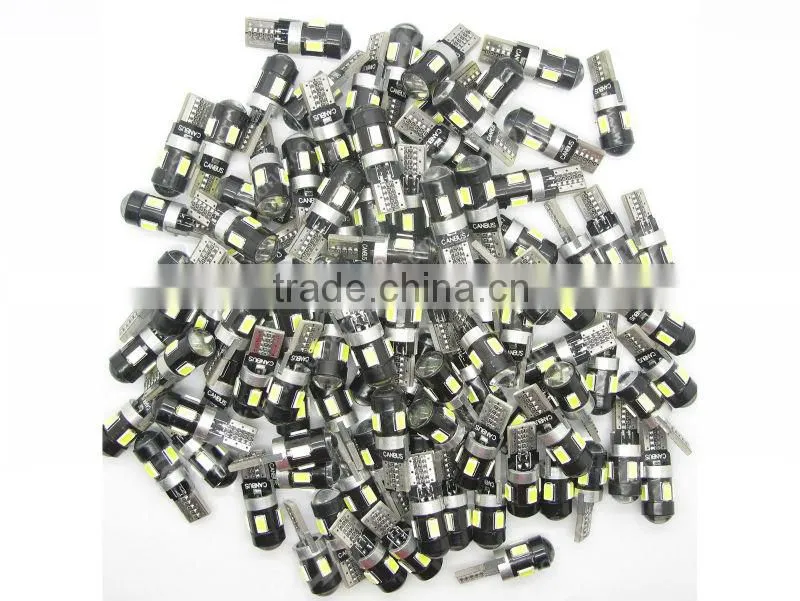 Hot sale T10 194 168 W5W 5630 LED 6 SMD White No error led lamp