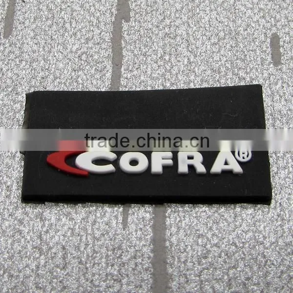 Black Garment Rubber Label for Clothing