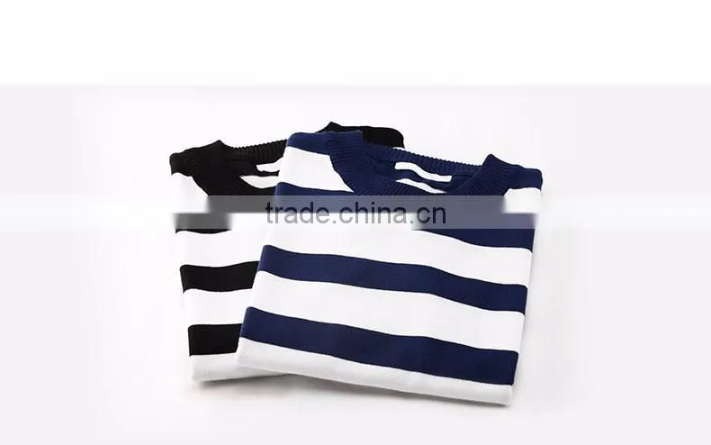 Black and white stripes in the summer of 2016 the new han edition cultivate one's morality short sleeve dress