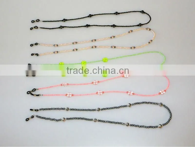 Colorful Glasses Chains bead
