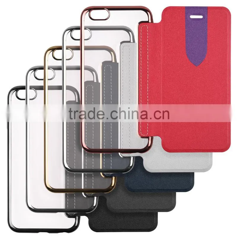 C&T Premium Stand Credit Card Holder Wallet Folio Case for Apple iPhone 7