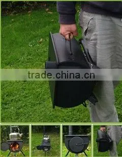Coal burning camping stove