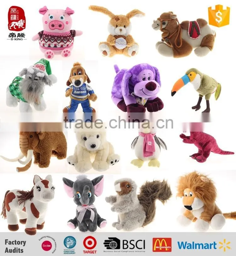 custom lovely stuffed bear with hat and clothes for kids