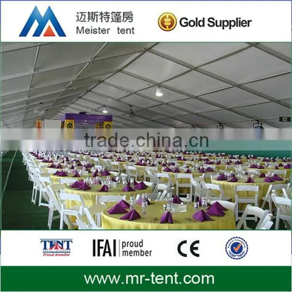 Aluminum frame clear span giant party tents 10x21m