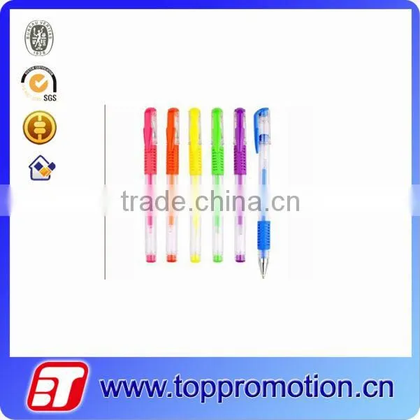 New design plastic gel ink pen
