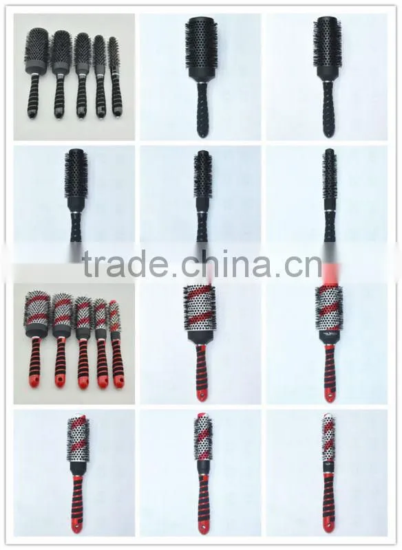 salon hair brush triangle hair brush set