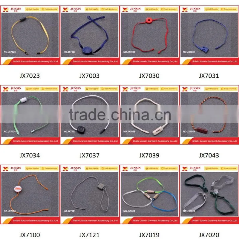 Wholesales Plastic Seal Tag/Hang Tag Plastic String/Plastic Tag Fastener